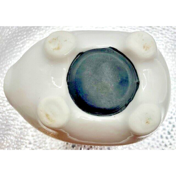 Vintage Angry Piggy Bank Pig Savings slit back with plug - Picture 6 of 8